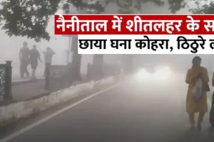 नैनीताल ने कोहरे की चादर ओढ़ी:  मैदानी इलाकों में तापमान गिरने से ठिठुरन भरी ठंड, लोगों ने निकाले गर्म कपड़े