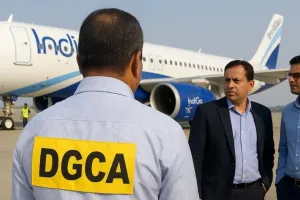 Indigo Crisis :  DGCA का एक्शन... 4 फ्लाइट ऑपरेशनल इंस्पेक्टर्स निलंबित, सेफ्टी-नियमों की अनदेखी का आरोप 