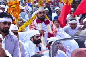 Moradabad: श्रद्धा भाव से निकली शोभायात्रा, गूंजा एक तू सच्चा तेरा नाम सच्चा