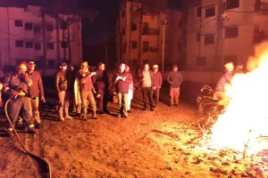 रामपुर : दुश्मन ने हवाई हमला किया तो तत्परता से बचाई लोगों की जान