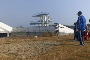 खेल महाकुंभ: गौलापार स्टेडियम में बेटियों ने दिखाया दमखम  