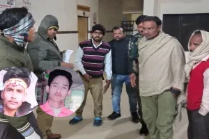 UP: ट्रक की टक्कर से भाजपा नेता के बेटे और भतीजे की मौत, काफी दूर घिसटती गई बाइक 