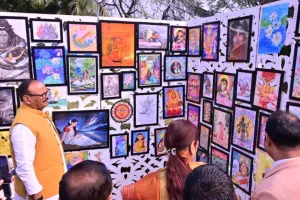 केजीएमयू में बसंत पंचमी की भव्य छटा, मां सरस्वती की आराधना में रंगा परिसर