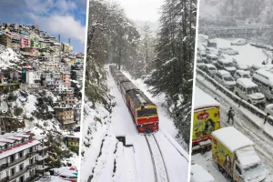 बर्फ की सफेद चादर से ढका कश्मीर:  होटलों में बुकिंग फुल, पर्यटकों से गुलजार हुई घाटी  