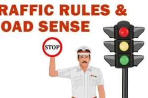  यातायात नियमों का पालन करे वालों को किया गया सम्मानित: गुलाब देकर चालकों का स्वागत, सकारात्मक पहल की सराहना  