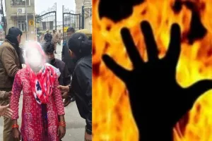 विधानभवन के सामने आत्मदाह का प्रयास:  भतीजे संग पहुंची महिला को पुलिसकर्मियों ने पकड़ा, जमीन हड़पने का है मामला 