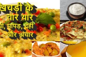 मकर संक्रांति पर्व :  खिचड़ी के चार यार - दही, घी, पापड़ और अचार, विविधता में एकता की प्रतीक, जानें सुपर फ़ूड का महत्त्व   