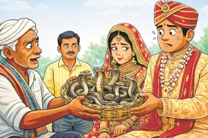 अनोखी परंपरा कोरबा :  जहां बेटी को दहेज में दिए जाते हैं जहरीले सांप