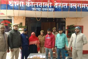  नशे के सौदागरों पर पुलिस का शिकंजा: 5 लाख की स्मैक जब्त, 3 तस्कर समेत 1 महिला गिरफ्तार