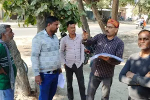 बाराबंकी : हाईवे-727एच फोरलेन निर्माण तेज, एनएचआई टीम ने भवन-दुकानों का किया मूल्यांकन