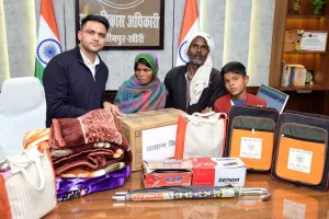 लखीमपुर खीरी : मुख्यमंत्री दरबार में अनाथ बच्चों की हुई सुनवाई, मिली मदद