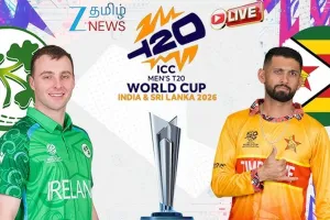ZIM vs IRE T20 WC 2026 : बार‍िश के कारण मैच रद्द, ऑस्ट्रेल‍िया टी20 विश्व कप से बाहर, सुपर-8 में पहुंचा जिम्बाब्वे