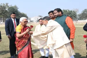 मां पाटेश्वरी विश्वविद्यालय में कुलाधिपति वाटिका व सरोवर का राज्यपाल ने किया लोकार्पण,  गुणवत्ता व समयबद्धता पर दिया जोर