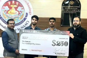 लखनऊ यूनिवर्सिटी के स्टार बस्टर्स ने रचा इतिहास: रिफ्ट-2026 हैकाथॉन में जीता पहला स्थान, “अपॉर्चुनिटी ओएस” प्रोजेक्ट से जीता 250 USD का इनाम