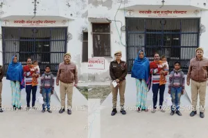 यूपी पुलिस का सराहनीय कदम :  बिछड़ा परिवार हुआ एक, 9 माह की मासूम संग महिला को पति से मिलाया