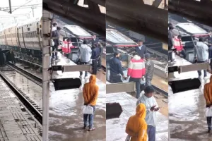 चारबाग स्टेशन पर टला बड़ा हादसा,  प्लेटफार्म नंबर 4 से ट्रैक पर पलटा बैट्री रिक्शा, 3 यात्री व चालक घायल