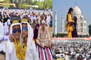 UP में हर्षोल्लास से मनाई गई ईद : मस्जिदों-ईदगाहों में अमन-चैन की दुआ, ऐशबाग में लगा नेताओं का जमवड़ा, ड्रोन से हुई निगरानी