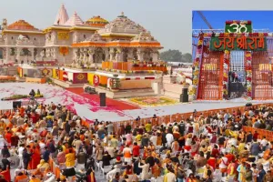 रामनगरी में दिखा श्रीराम जन्मोत्सव का वैभव, 35 लाख श्रद्धालु पहुंचे अयोध्या, 5.50 लाख श्रद्धालुओं ने किया रामलला का दर्शन-पूजन