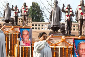 कांशीराम जयंती : मायावती ने सपा-कांग्रेस पर साधा निशाना, पीडीए को बताया विशुद्ध 'छलावा'