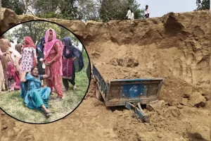 UP: मिट्टी की ढांग में दबकर मजदूर की मौत, तीन गंभीर रूप से घायल