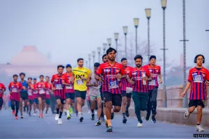  भारत की जीत पर LSG मैराथन की शुरुआत, 1090 चौराहे पर टीम इंडिया के समर्थन में जुटी युवाओं की भीड़