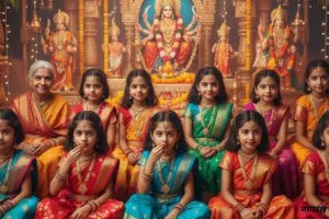 चैत्र नवरात्र पर हल्द्वानी मेयर ने लिया आशीर्वाद,  नगर निगम परिसर में 150 कन्याओं का पूजन कर बांटा प्रसाद 