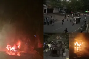 लखीमपुर खीरी में आंबेडकर जयंती पर बवाल : उग्र भीड़ ने पलटी मजिस्ट्रेट की गाड़ी, पथराव में कई पुलिसकर्मी व ग्रामीण घायल, गांव में भारी फोर्स तैनात