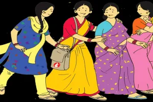 बहराइच : घर-घर जाकर स्वास्थ्य संबंधी जानकारी जुटा रही है आशा कार्यकत्री 