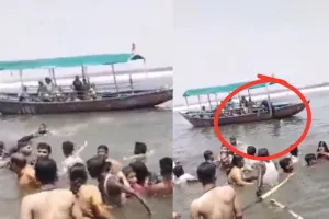 वाराणसी में नाविकों ने देवदूत बनकर गंगा में लगाई छलांग:  बचाये गए डूब रहे पर्यटक, चेतावनी के बाद भी नहीं मानें लोग  