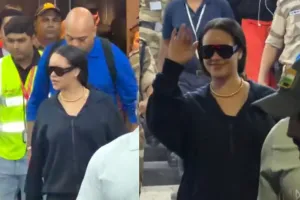 मुंबई पहुंचीं ग्लोबल स्टार Rihanna, 'फेंटी ब्यूटी' के लॉन्च इवेंट में होंगी शामिल, ईशा अंबानी से कर सकती मुलाकात