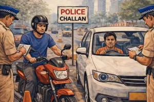 बहराइच में यातायात नियम पर सख्ती :  5 वाहन सीज और एक लाख से ज्यादा का जुर्माना, नियमों की अनदेखी पर बड़ा एक्शन