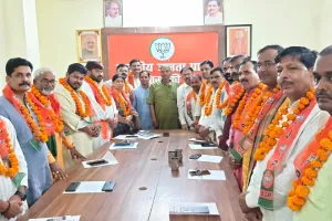 बाराबंकी : विधानसभा चुनाव की तैयारियों में जुटी भाजपा, नवनियुक्त मंडल प्रभारियों का हुआ स्वागत
