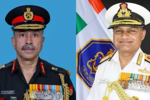 रक्षा क्षेत्र में बड़ा फेरबदल: लेफ्टिनेंट जनरल सुब्रमणि बने नए प्रमुख रक्षा अध्यक्ष, वाइस एडमिरल स्वामीनाथन नए नौसेना प्रमुख नियुक्त 