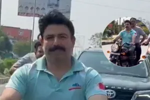बिना हेलमेट चलाई मोटरबाइक ... फिर खुद चालान काटने की अपील , देवरिया के भाजपा विधायक ने पुलिस प्रशासन को पत्र लिखकर कार्रवाई की मांग की