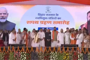 बिहार मंत्रिपरिषद विस्तार : सम्राट चौधरी सरकार का पहला बड़ा विस्तार, नीतीश कुमार के बेटे निशांत सहित 31 मंत्रियों ने ली शपथ