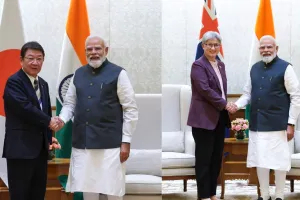  Quad :  पीएम मोदी ने की ऑस्ट्रेलिया, जापान के विदेश मंत्रियों से मुलाकात, जानिए किन मुद्दों पर की बात 