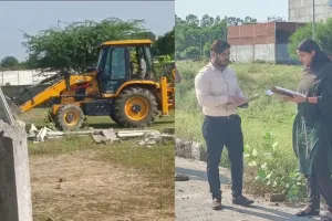 अवैध प्लॉटिंग पर चला प्रशासन का बुलडोजर,  बाराबंकी में बड़ी कार्रवाई, एसडीएम बोलीं- नहीं होने दी जाएगी कोई अवैध प्लॉटिंग