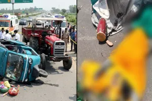 बदायूं में दर्दनाक सड़क हादसा : ट्रैक्टर ने ई-रिक्शा को रौंदा, शादी का शगुन देने जा रही 6 महिलाओं की मौत