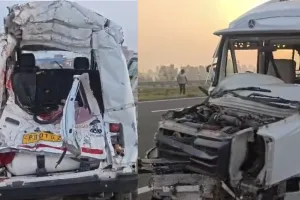गंगा एक्सप्रेसवे पर भीषण हादसा: पिता पुत्री की मौत, एक दर्जन से अधिक घायल