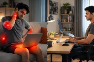 क्या गोद में लैपटॉप रखकर काम करते हैं? जानिए कैसे बढ़ सकता है त्वचा, रीढ़ और आंखों की समस्याओं का खतरा