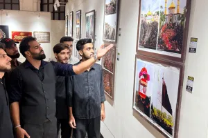 लखनऊ में 18वीं अंतर्राष्ट्रीय मोहर्रम प्रदर्शनी शुरू, 11 देशों के कलाकारों ने बिखेरे कला के रंग