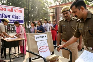 गोरखपुर में पुलिस भर्ती परीक्षा में लापरवाही,  ड्यूटी से नदारद मिली महिला कांस्टेबल, SSP ने बैठाई जांच