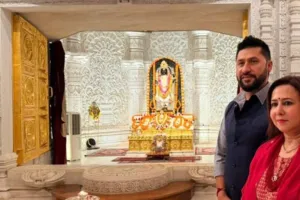 रबी लामिछाने ने पत्नी संग किए रामलला के दर्शन, कहा-भारत-नेपाल के संबंध साझा संस्कृति, सभ्यता और परंपराएं जोड़ने वाले