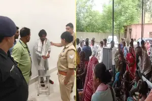 Pilibhit News : ईंट से भरी ट्राली पलटने से राजमिस्त्री की दबकर मौत