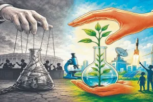 विज्ञान को चाहिए राजनीतिक संरक्षण नियंत्रण नहीं
