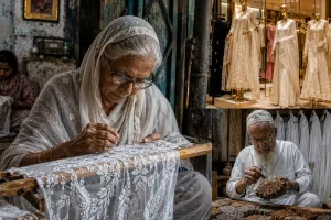 लखनऊ की चिकनकारी का दर्द: दुनिया पहन रही करोड़ों का हुनर, कारीगरों के हिस्से अब भी गरीबी और संघर्ष
