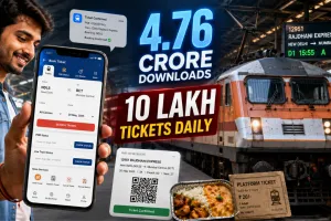 RailOne ने मचाया धमाल! 4.76 करोड़ डाउनलोड के पार, रोज बुक हो रहे 10 लाख रेल टिकट