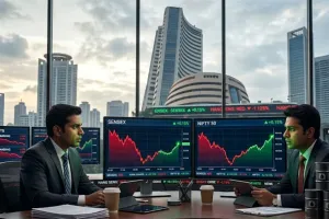 Share Market Today: कच्चे तेल की महंगाई और अमेरिका-ईरान तनाव का असर, सेंसेक्स-निफ्टी में गिरावट