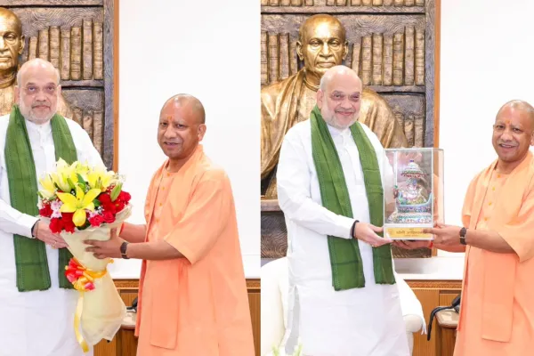 <span class="t-red">Amit Shah-CM Yogi Meet:</span> दिल्ली में अमित शाह से मिले सीएम योगी, एक घंटे चली मुलाकात, 2027 चुनाव पर भी हुई चर्चा