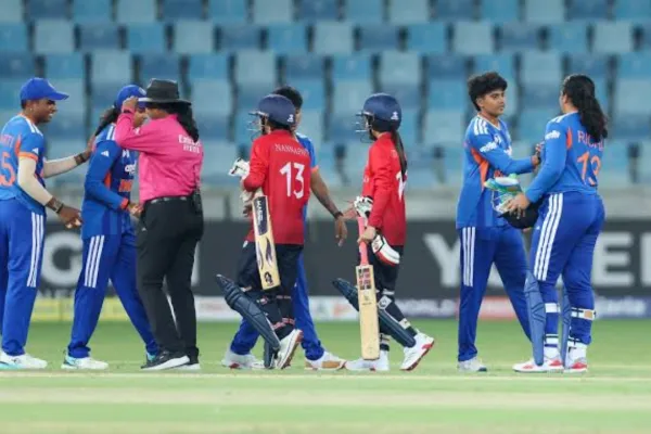 <span class="t-red">India vs Thailand: </span>विमेंस टी20 एशिया कप में भारत का बड़ा रिकॉर्ड, पावरप्ले में पहली बार रचा ये इतिहास
